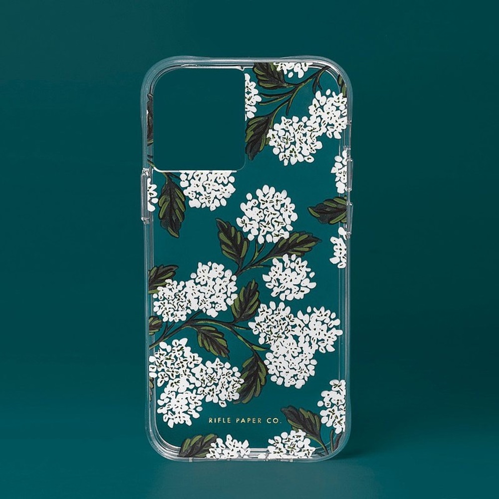 Casemate IPhone 12 Rifle Paper Co. - Hydrangea - White